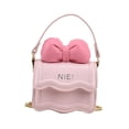 thumbnail image 4 of Bolso de hombro con solapa para mujer, mini bolso de cadena, pequeño y elegante, bolso de mano para exteriores Rosa, 4 of 9