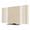 Beige, Cream, White, variant on Vintage Navy Blue Striped TV Cover for 50 Inch Screen,Stretch Fabric Dustproof TV Display Protector,Farmhouse Modern Stripes Boho Elastic Slipcover Monitor Cover for Indoor Computer 43.6"x24.5"
