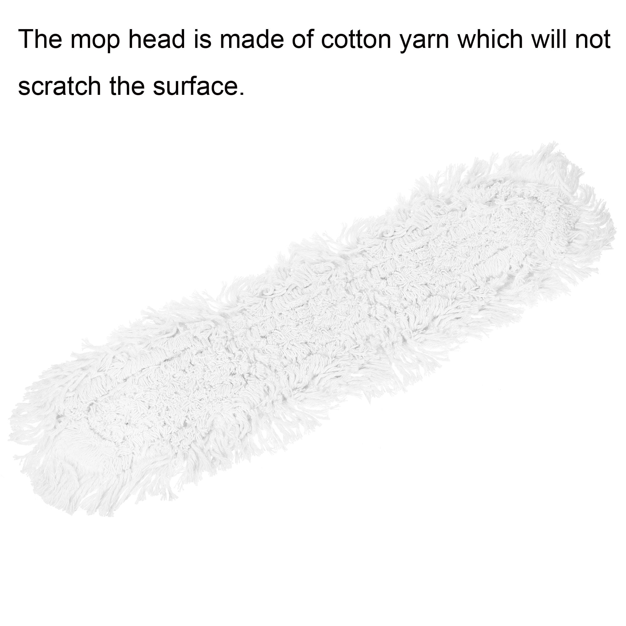 Unique Bargains Commercial Mop Replacement Heads Cotton Yarn Dust Mop 3.5 in  Blue