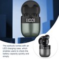 thumbnail image 4 of Auriculares compatibles con Bluetooth con estuche de carga deportivo TWS auriculares con control de micrófono Toque Mini auriculares Negro Noticed EL022575-03B, 4 of 7