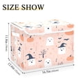 thumbnail image 5 of Yayeee Collapsible Cube Storage Bin with Lid Fabric Closet Decorative Basket with Handles, Cute Cartoon Halloween, 5 of 7
