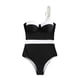 thumbnail image 5 of Traje de baño de una pieza con cordones y almohadilla para el pecho para mujer, bikini sexy para playa, 5 of 6