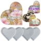 thumbnail image 5 of Disipador De Calor Del Motor Kit completo de resina epoxi de 4 Uds. moldes de corazón de cristal Diy para decoración de sala de estar del hogar Sywqhk Libre de BPA, 5 of 9