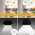 thumbnail image 3 of yellow Luces solares para canalones, 40 luces LED inalámbricas para decoración de caminos de jardín y patio (1 paquete), 3 of 5