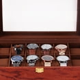 thumbnail image 4 of CNCEST 12 Slots Wooden Watch Display Box Case Jewelry Storage Rack Organizer Holder, 4 of 8
