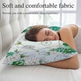 thumbnail image 5 of Happy Birthday Pillow Covers 24"x36", Green Dress Crown Carriage Flowers Butterfly Soft Brushed Microfiber Breathable Throw Pillow Covers, Pillowcase with Zipper for Couch Sofa Bedroom Living Room, 5 of 9