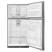 Whirlpool 33 Inches 21 cu ft Top Freezer Refrigerator in Monochromatic Stainless Steel