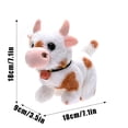 thumbnail image 2 of Robot Cow Electric Plush Toys Plush Plushie Plush Toy Lifelike Animated Cow With Realistic Sounds B - One Size, 2 of 8