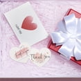 thumbnail image 2 of 150Pcs Decorative Thank You Cards for Small Business with Heart-shaped Design and Coated Paper Material, 2 of 8