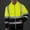 Green, variant on Safety Jacket for Men Women Waterproof Reflective High Visibility Jacket Hi Vis Winter Bomber Jacket Hivisble Jacket Construction Work Jacket for Men with Pockets Green 8(XL)