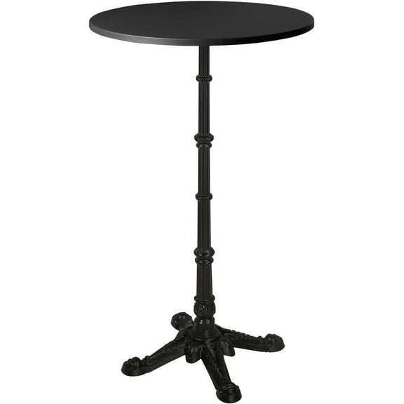 43.3inch High Top Bar Table Modern Pub Bistro Table Round Table Top Cocktail Desk for 2-3 People Bar Height Cafe Tables