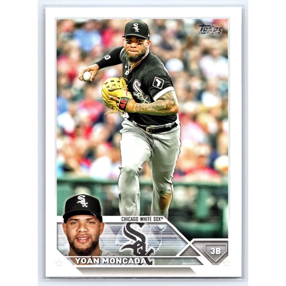 2023 Topps Yon Moncada #370 Chicago White Sox Baseball Card