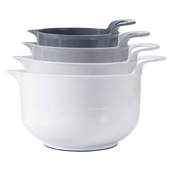 FRCOLOR 4 Pcs Large Serving Mixing Bowl 27.20X21.20X15.00CM