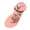 Pink, variant on Flat Sandals for Women Lightweight Flip Flops Open Toe Beaded T- Strap Boho Beach Shoes with Elastic Ankle Strap Blue Size 7.5