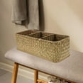 thumbnail image 6 of ELAYARD Light Brown Woven Sundries Basket Strong Handwoven Storage Box for Home Use, 6 of 8