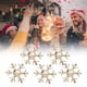 thumbnail image 5 of 200 Uds. Confeti de copos de nieve, tela no tejida, decoración navideña esponjosa para fiesta, copos de nieve (dorado), 5 of 8