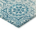 thumbnail image 4 of Addison Rugs Chantille Indoor/Outdoor Transitional Medallions Teal Washable Rectangle Rug, 10' x 14', 4 of 6