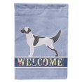 thumbnail image 1 of Carolines Treasures BB5485GF English Setter Welcome Garden Size Flag, 1 of 3