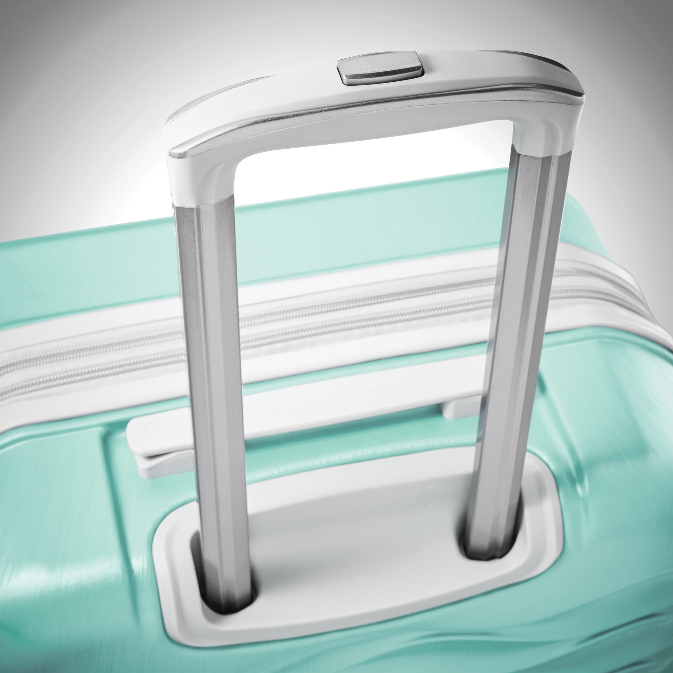 American Tourister Pirouette NXT Hardside Large Checked Luggage with Spinner Wheels - Mint