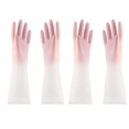 thumbnail image 1 of Guantes de Goma, Lavado de Ropa, Guantes de Goma Gruesos Impermeables, Guantes de Cocina duraderos, Rosa (2 Piezas), 1 of 5