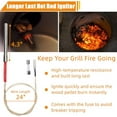 thumbnail image 4 of StleCYQn Upgrade 2.0RPM Auger Motor, Induction Fan, Hot Rod Igniter with Fuse, Fire Burn Pot and Power Cord, Grill Replacement Parts Kit for Traeger Pit Boss Camp Chef Z Grill Pellet Grill Smokers1, 4 of 7