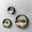 Black, variant on 3 Pack Set Wall Planters,Modern Round Glass Wall Planter Succulent Planter Circle Iron Planter Vase for ,Small Cactus for Balcony, Room and Patio Decor (Black)