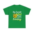 thumbnail image 2 of My Favorite Softball Player Calls Me Nanny Sunflower T-Shirt, 2 of 2