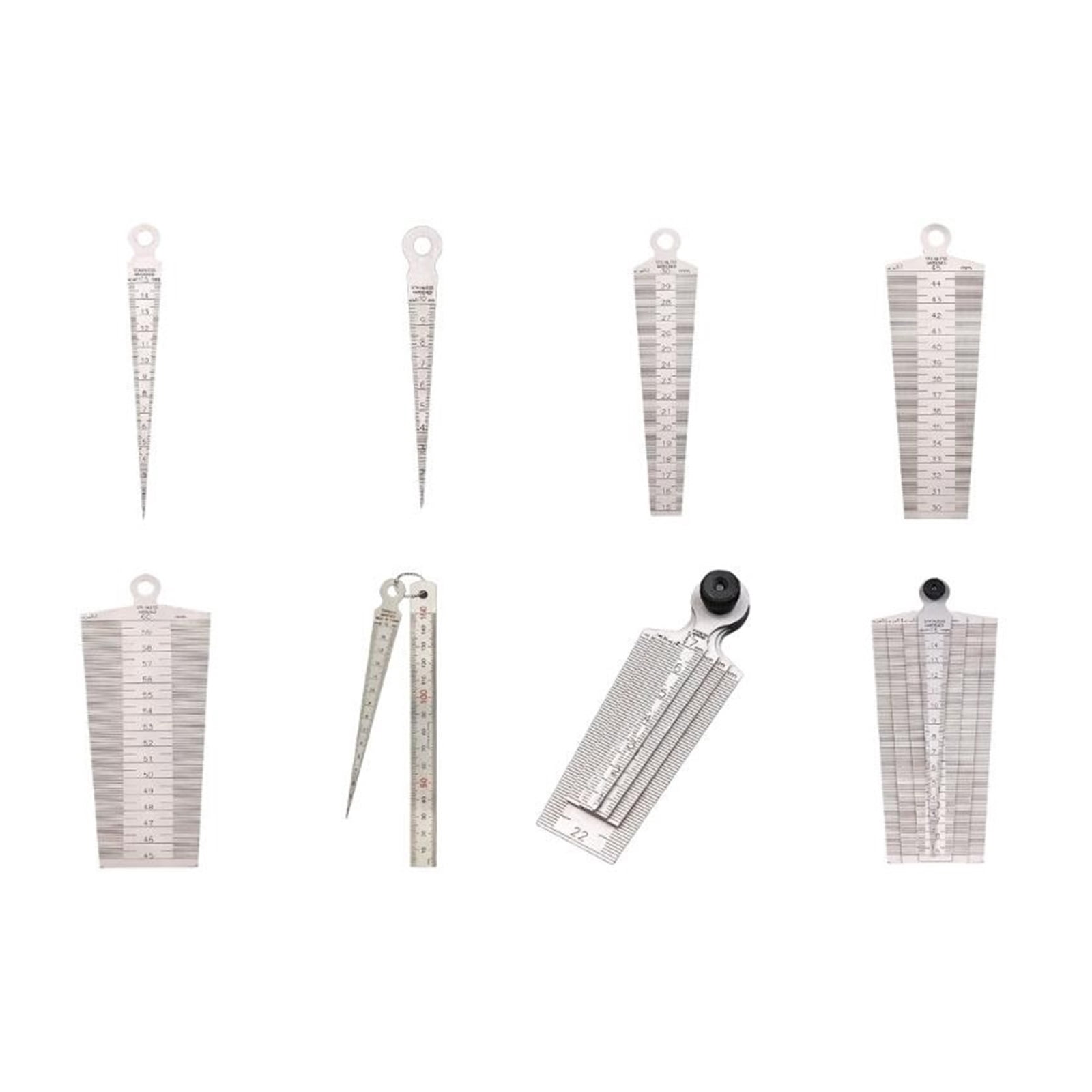Engine measuring tool feeler gauge thickness measuring tool wedge-shaped triangle feeler gauge ,High Strength