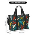 thumbnail image 2 of Travel Duffle Bag Colorful Shrimps Travel Tote Bags Carry on Luggage Waterproof Weekender Bags with Top Handle Adjustable Shoulde Strap for Travel Gym, 2 of 5