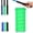 Green, variant on Cold Shrink Silicone Handle Cover, Anti-Slip Tool Grip Sleeve for Fishing Rods & Wrenches, 12cm & 17cm Lengths, 1 Piece