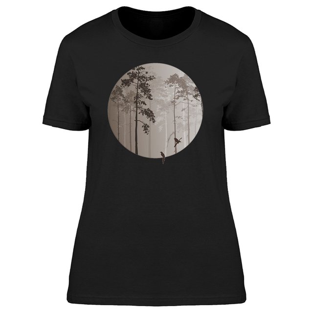 Pine Forest Round Frame Tee Women's -Image by Shutterstock