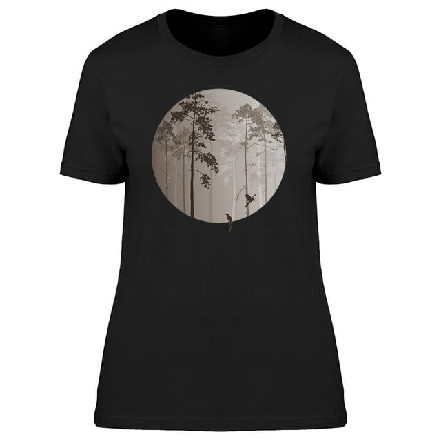 Pine Forest Round Frame Tee Women's -Image by Shutterstock