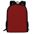 thumbnail image 5 of Lafuoo Maroon Pattern Large Capacity Backpack, Durable Adjustable Straps Campus, Travel, Work Computer Backpack, Unisex-One Size, 5 of 7