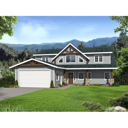 001-3743: Vacation rental Vacation 4 Bed, 6 Bath Luxury Home Plan, 3534 Sq Ft: Full Blueprints with License to Build by Home Plan Marketplace - Lesuto