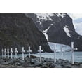 thumbnail image 2 of Young, Bill 14x11 White Modern Wood Framed Museum Art Print Titled - Laurie Island Grave markers in stony beach, 2 of 4