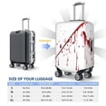 thumbnail image 6 of Daiia Bloody Hand Luggage Cover, Thickened Washable Travel Luggage Covers, Elastic Unique Baggage Covers for 18-20 inch Luggage-Medium, 6 of 9