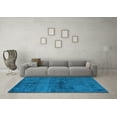 thumbnail image 3 of Ahgly Company Indoor Square Persian Light Blue Bohemian Area Rugs, 6' Square, 3 of 4
