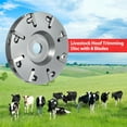 thumbnail image 6 of Shoe trimmer,Plate Wood Cattles Cow Livestock Wheel Knife Tool Livestock 8 Cow Disc Metal Nipper Disc Plate With Disc Alloy Wood Disc, 6 of 6