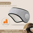 thumbnail image 2 of Warm Outdoor Ear Wrap Soundproof Sleep Earmuff Headband Sleeping Noise Cancelling Ear Wrap Ear Winter Women Sleep For Men Women Antinoise Antinoise That Amplify Comfortable Winte, 2 of 3
