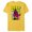Yellow, variant on Marvel Deadpool Please Call me the Merc with the Mouth - Short Sleeve Blended T-Shirt for Adults - Customized-Yellow