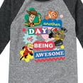 thumbnail image 3 of Disney - Another Day Of Being Awesome - Toddler & Youth Raglan Graphic T-Shirt, 3 of 5