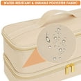 thumbnail image 5 of Gustave Double Layer Hair Tools Travel Bag Carrying Case Portable Waterproof Hair Dryer Organizer Storage Bags, 5 of 7