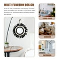 thumbnail image 5 of Minkissy Elegant Woven Tapestry Mirror with Smooth Reflection for Home Decor Black synthesis material 7.87 Inches, 5 of 5