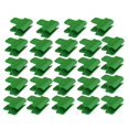 thumbnail image 1 of Pack of 24 Greenhouse Clamps Plastic Row Cover Netting Tunnel Film Hoop Clips Garden Shading Pipe Household Gardening, 1 of 9