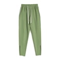 thumbnail image 7 of MXALUOB Men's Running Pants Ankle Zipper Tapered Jogger Pant Elastic Waist Athletic Trousers with Zip Pockets for Training Fitness, 7 of 7