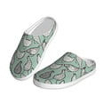 thumbnail image 2 of Fotbe Retro Rooster4 Pattern Women's Fuzzy Curly Fur Memory Foam Loafer Slippers Indoor Outdoor Slippers Winter Home Shoes-40/41, 2 of 7