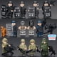 thumbnail image 1 of Compatible Con Lego Militar Bloques De Construcción Fuerzas Especiales De Policía Minifiguras Niños Swat Ensamblando Educación, 1 of 4