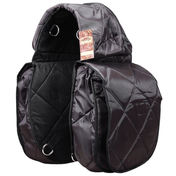 HILASON Western Tack 210D Horse Brown Nylon Saddle Bag