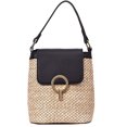 thumbnail image 1 of Bolsos de paja para mujer, bolsos de hombro, bolsos de viaje para mujer, bolso Simple de hombro para mujer, 1 of 5
