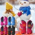 thumbnail image 3 of Kids Winter Gloves Boys Snow Mittens, Windproof and Waterproof Outdoor Sports Gloves for Skiing, Snowboarding, Cycling, 3 of 3